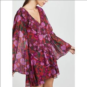 keepsake waves mini dress